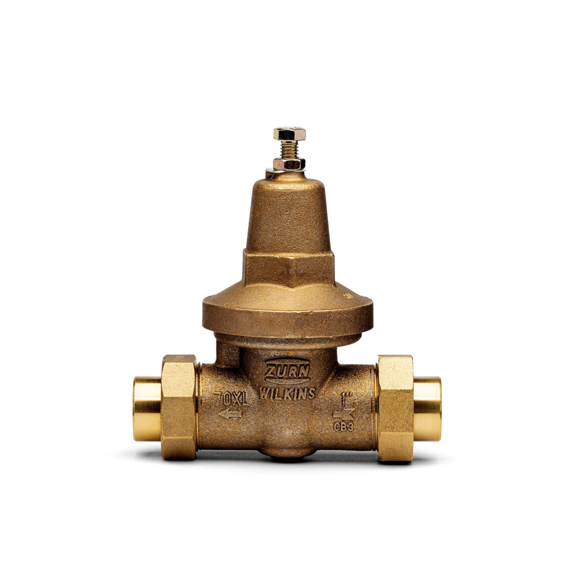 Zurn 1" 70XL Pressure Reducing Valve with Double Union FNPT Connection, 1-70XLDU